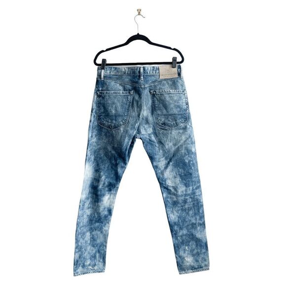 Scotch & Soda Dean Men's Denim Jeans Acid Wash Distressed Straight Leg 32x34 - Picture 3 of 10